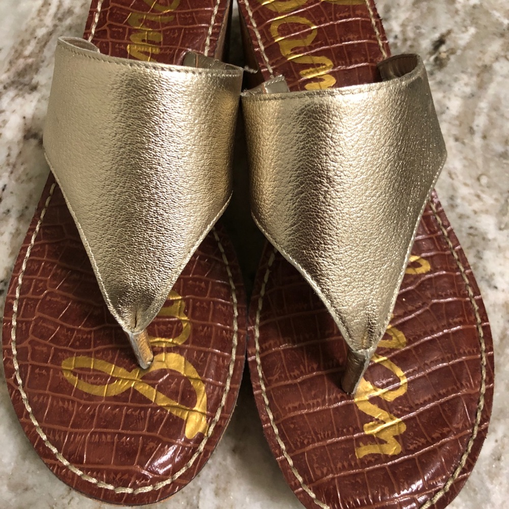 Sam Edelman Size 10 Gold sandal
